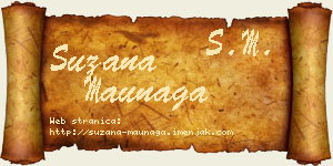 Suzana Maunaga vizit kartica
